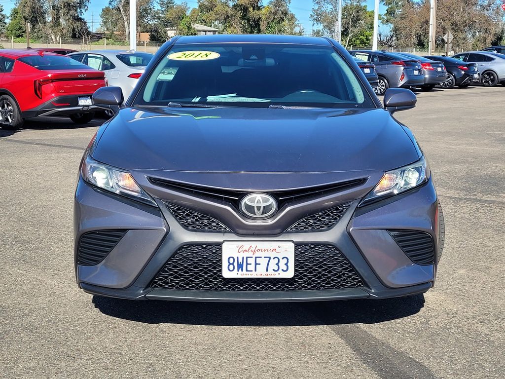 Used 2018 Toyota Camry SE with VIN 4T1B11HK9JU640005 for sale in Lodi, CA