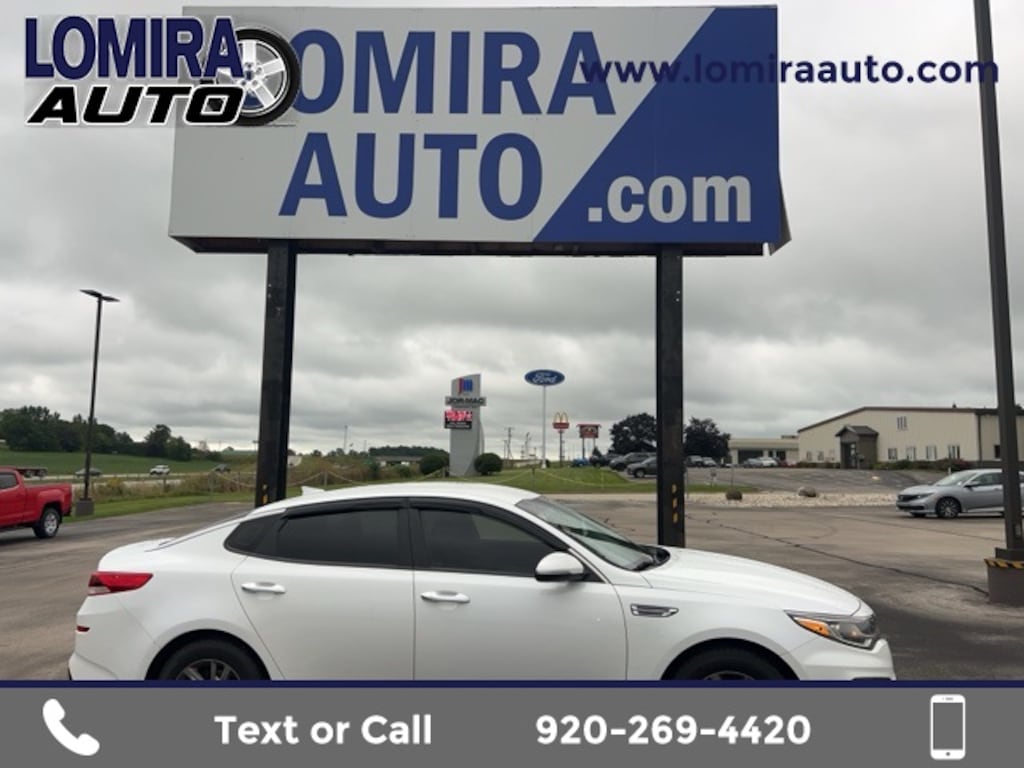 Used 2019 Kia Optima For Sale at Lomira Auto LLC VIN 5XXGT4L30KG345985