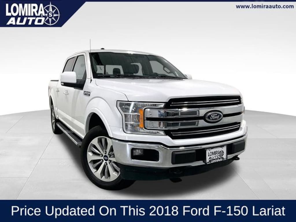 Used 2018 Ford F-150 Lariat Truck SuperCrew Cab