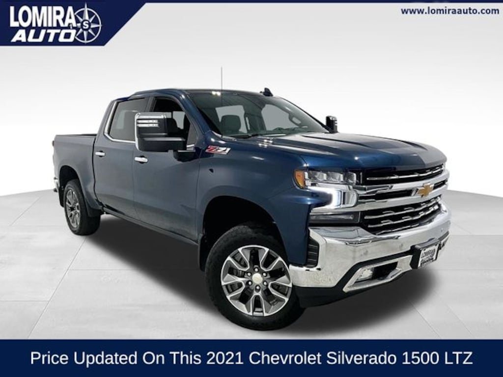 Used 2021 Chevrolet Silverado 1500 LTZ Truck Crew Cab
