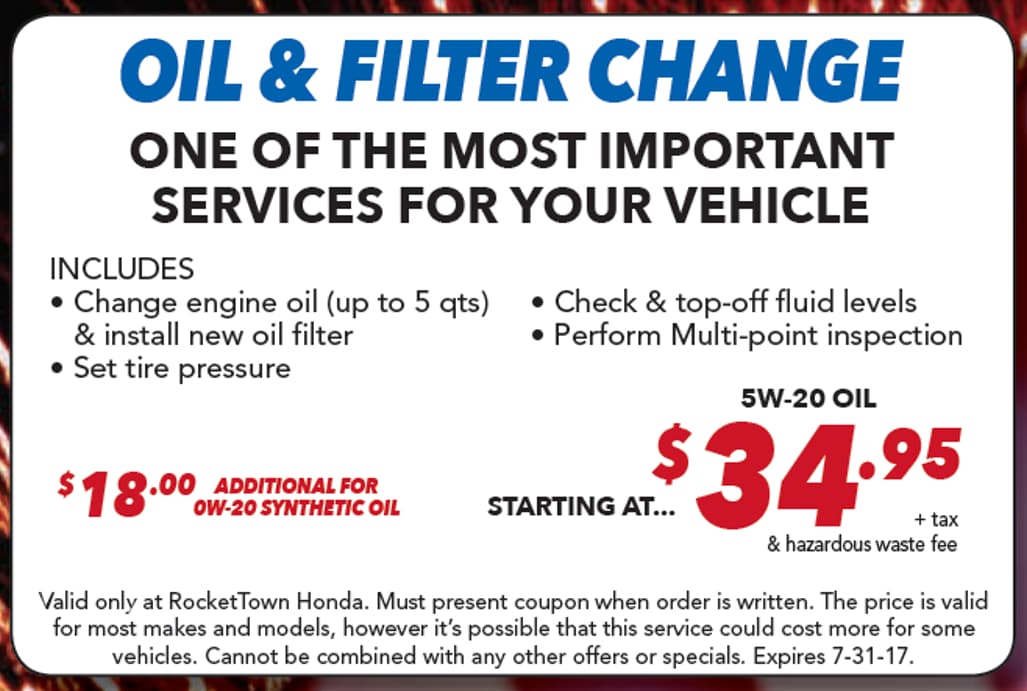 Oil change discount coupons near me