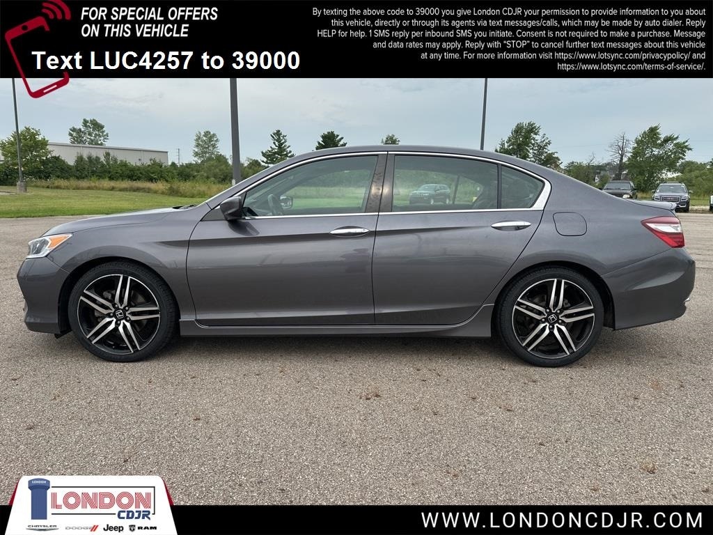 Used 2017 Honda Accord Sport with VIN 1HGCR2F53HA154257 for sale in London, OH