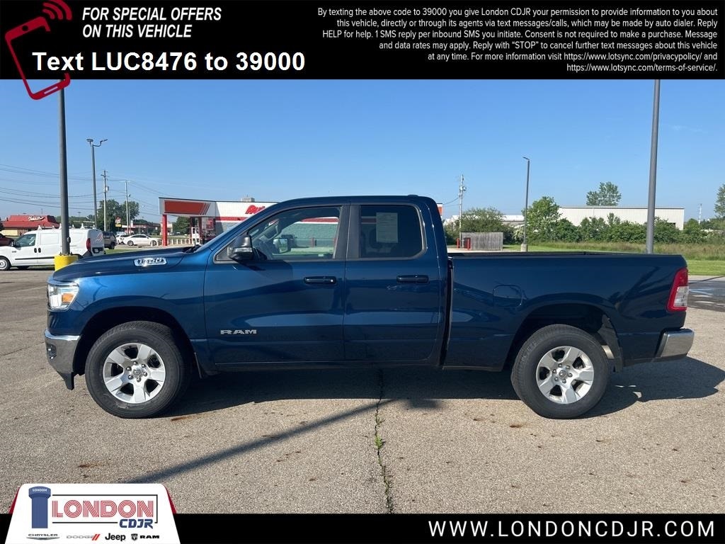 Used 2021 RAM Ram 1500 Pickup Big Horn/Lone Star with VIN 1C6SRFBT6MN518476 for sale in London, OH