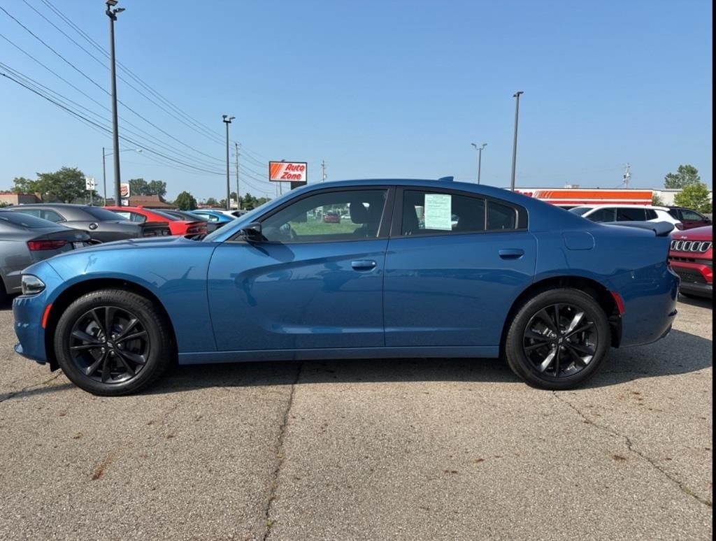 Used 2023 Dodge Charger SXT with VIN 2C3CDXJG9PH525073 for sale in London, OH