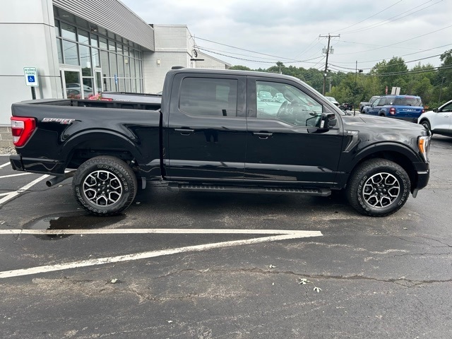 Certified 2021 Ford F-150 Lariat with VIN 1FTFW1E86MFB90483 for sale in Londonderry, NH