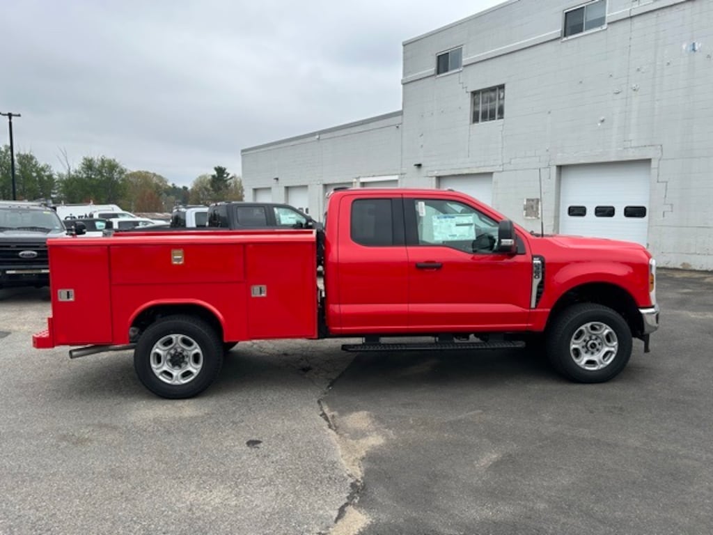 New 2025 Ford F-350 8FT Reading Classic II Service Body Truck Super Cab