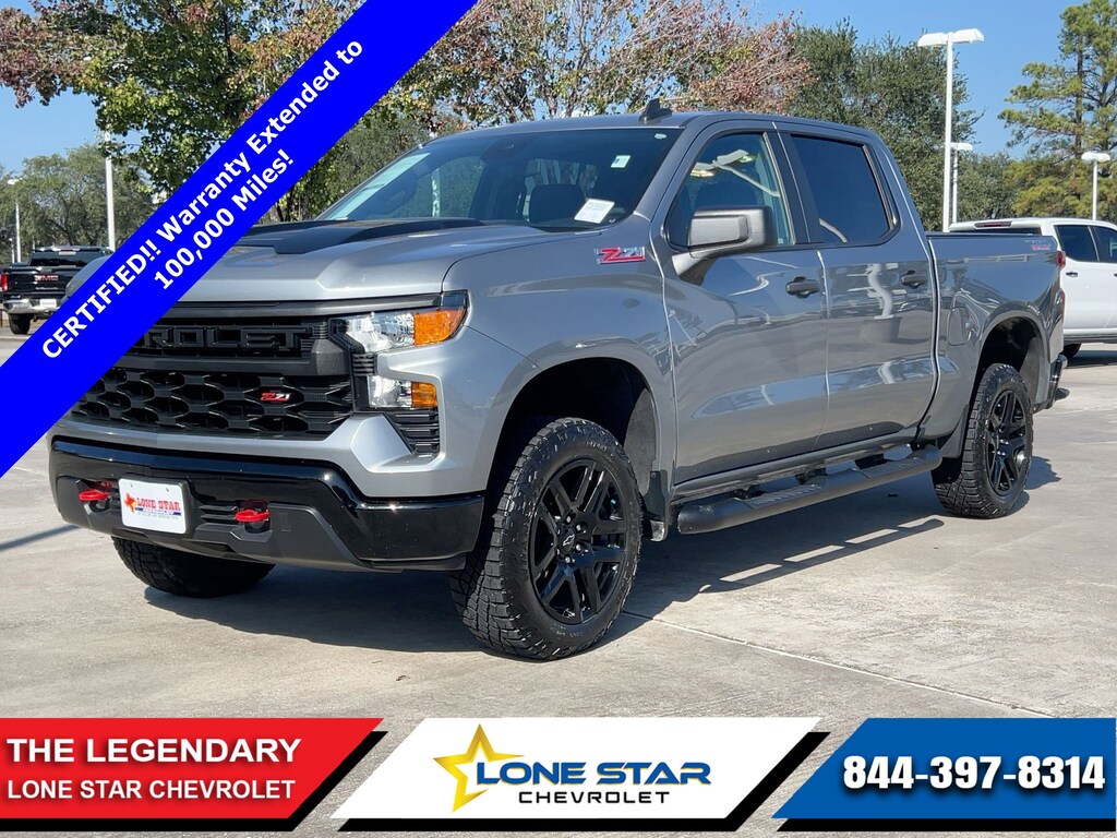 Certified 2023 Chevrolet Silverado 1500 Custom Trail Boss Truck