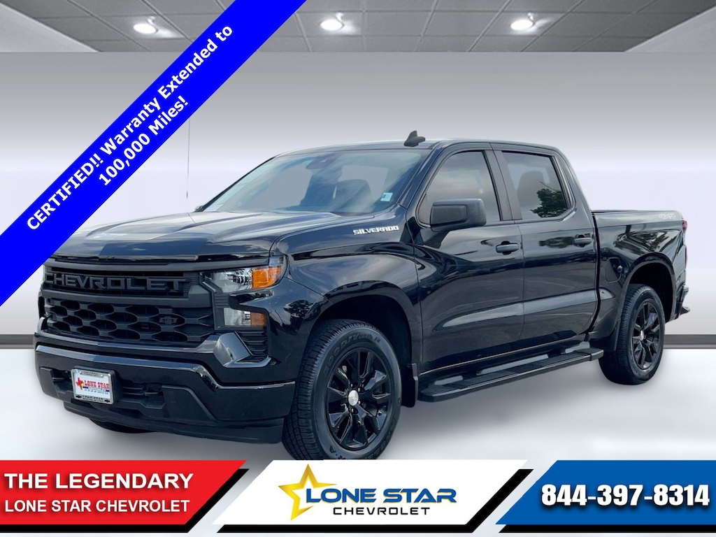 Certified 2023 Chevrolet Silverado 1500 Custom Truck