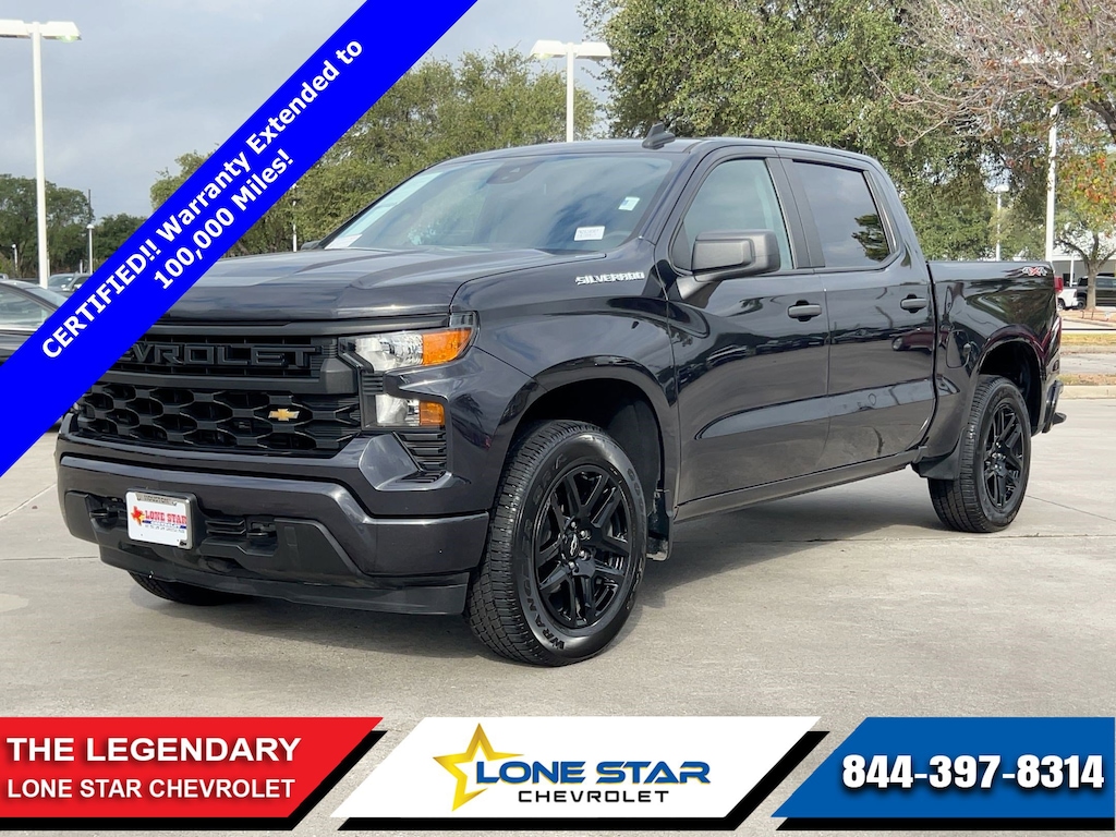 Certified 2022 Chevrolet Silverado 1500 Custom Truck