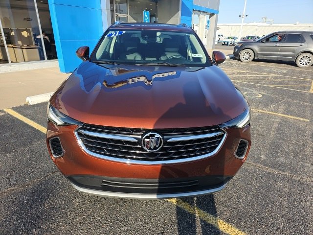 Used 2021 Buick Envision Essence with VIN LRBFZPR42MD082096 for sale in Emporia, KS