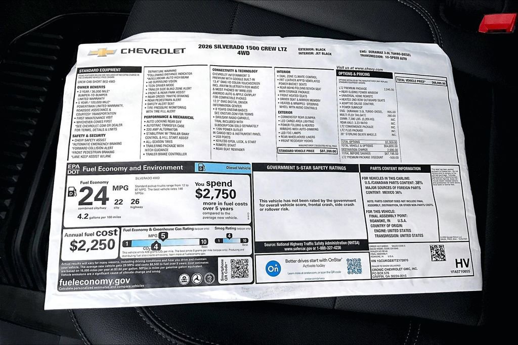 2026 Chevrolet Silverado 1500 LTZ - Photo 12
