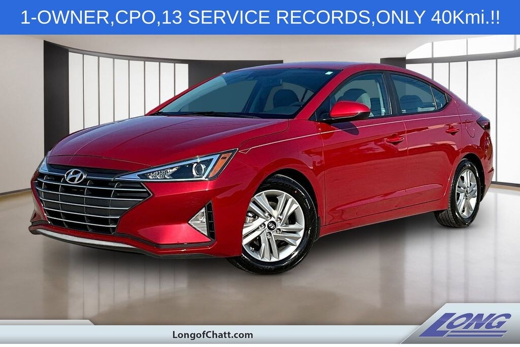 Certified 2020 Hyundai Elantra SEL Sedan