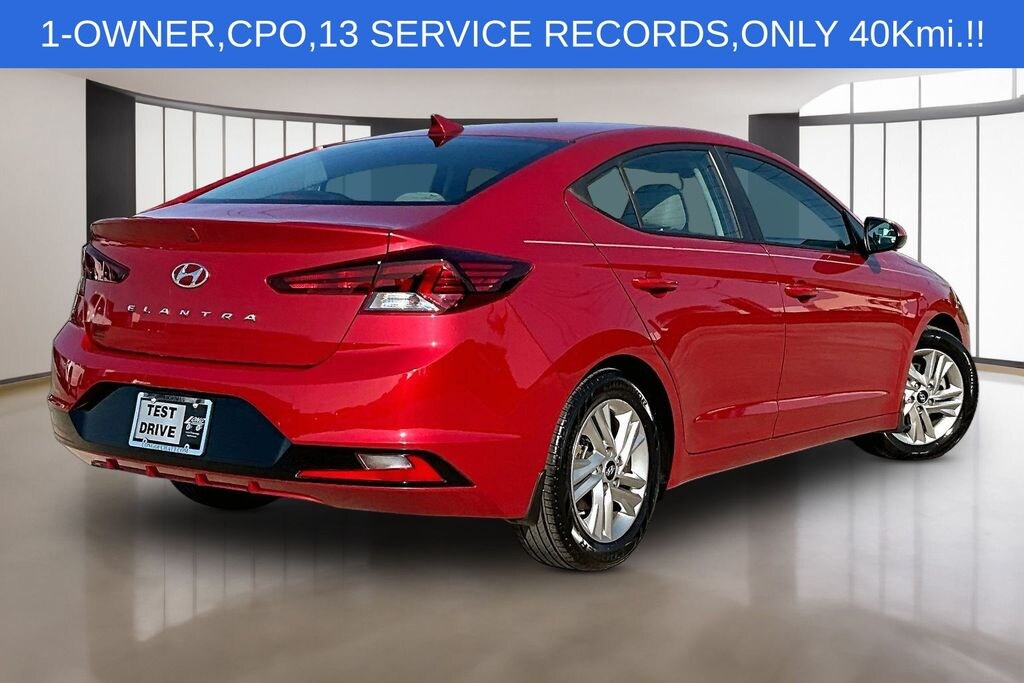 Certified 2020 Hyundai Elantra SEL Sedan