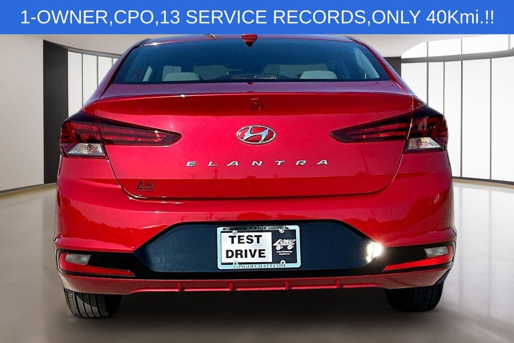 Certified 2020 Hyundai Elantra SEL Sedan