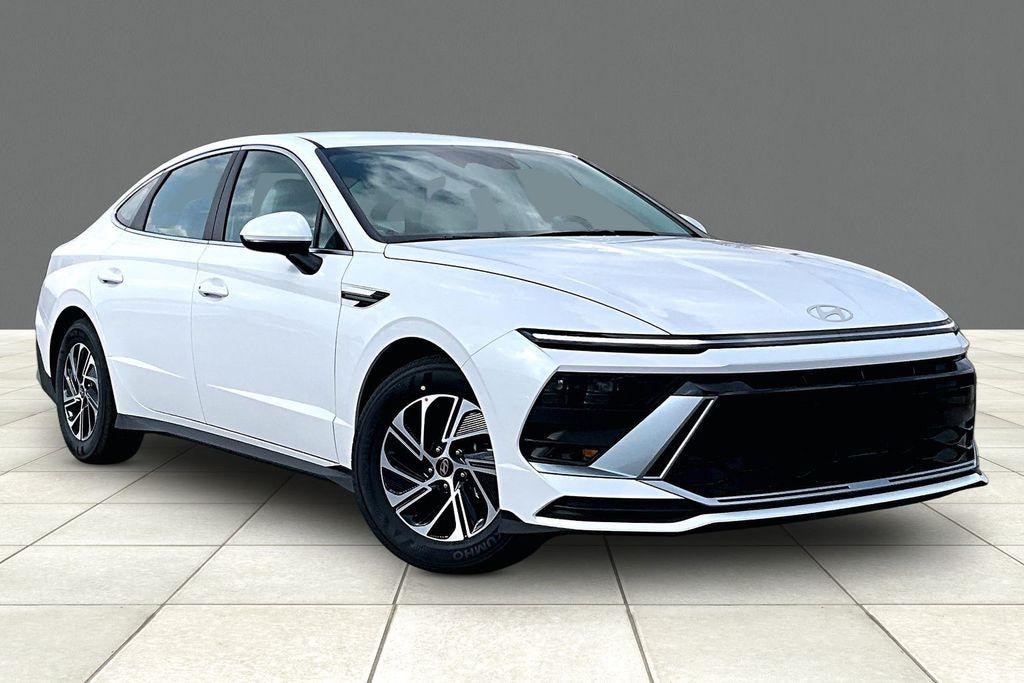 New 2026 Hyundai Sonata Hybrid Blue Sedan