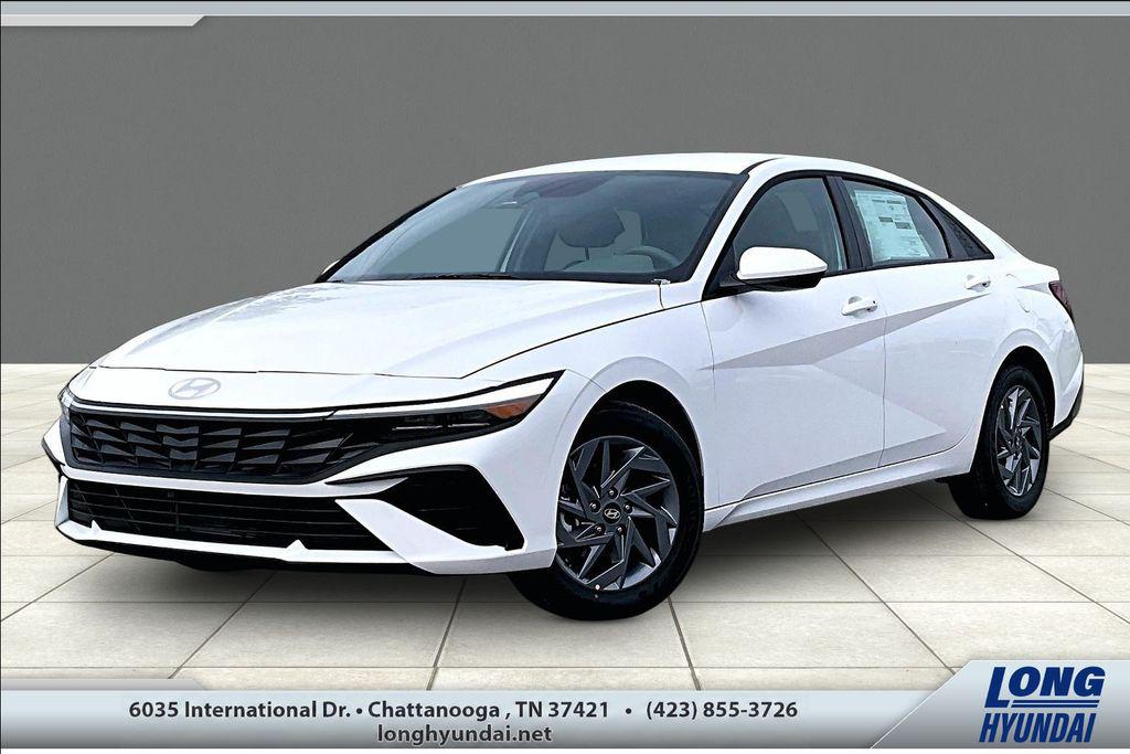 New 2026 Hyundai Elantra Hybrid Blue