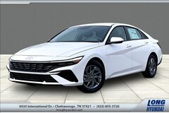 2026 Hyundai Elantra Hybrid Blue Sedan
