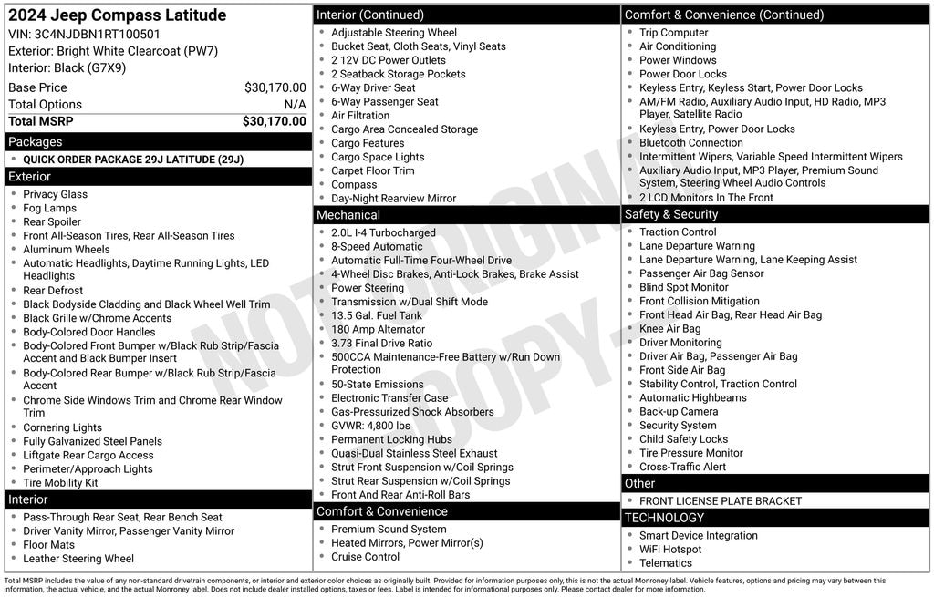 Used 2024 Jeep Compass Latitude SUV