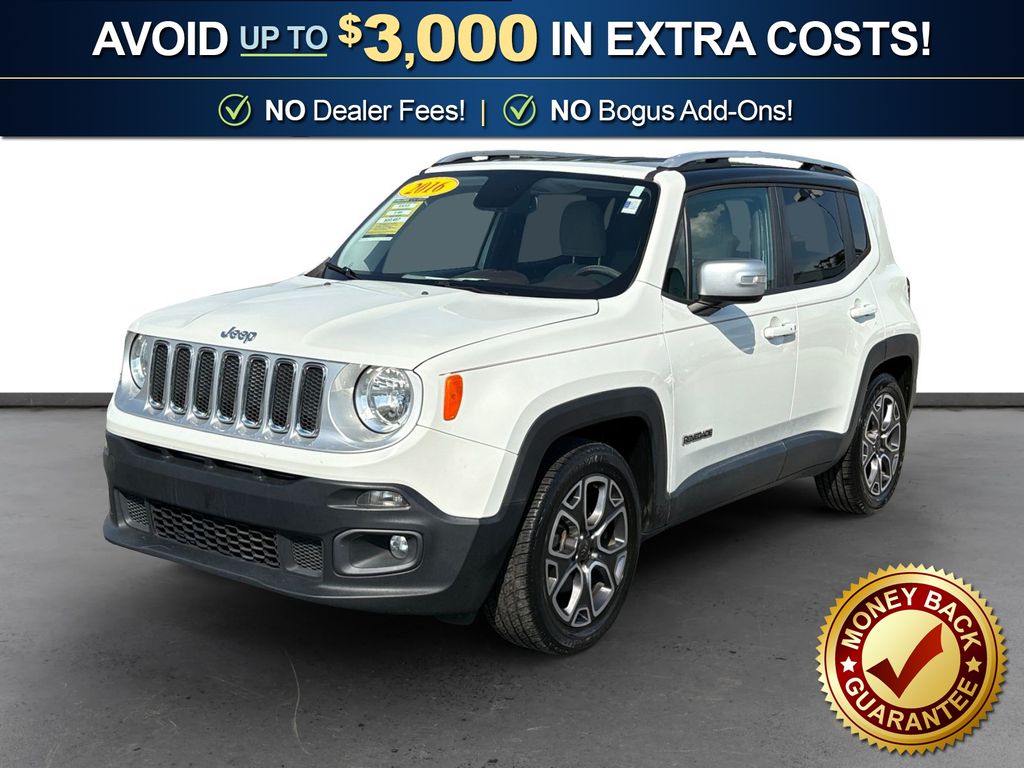Used 2016 Jeep Renegade Limited with VIN ZACCJADT3GPC89657 for sale in Alabaster, AL