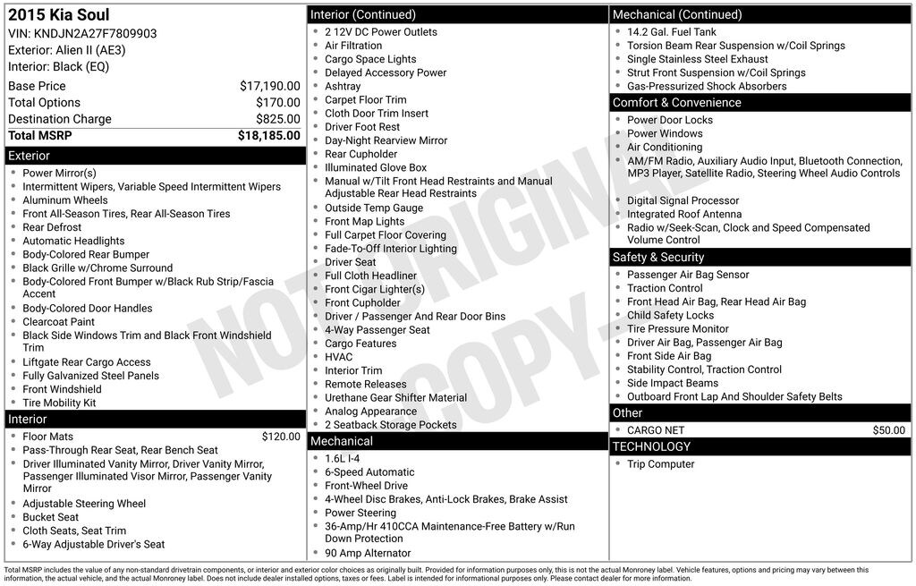 Used 2015 Kia Soul Base FWD Hatchback