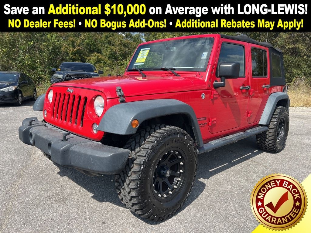 Used 2015 Jeep Wrangler Unlimited Sport 4x4 SUV