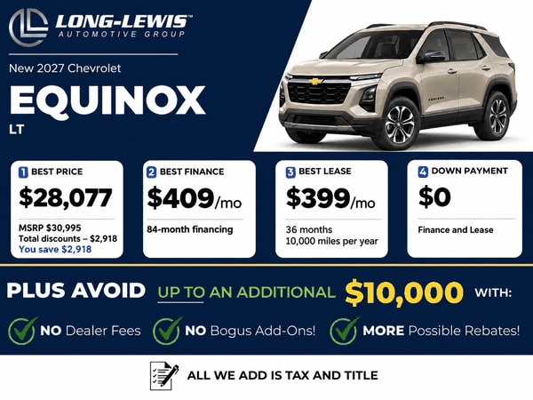2027 Chevrolet Equinox LT special