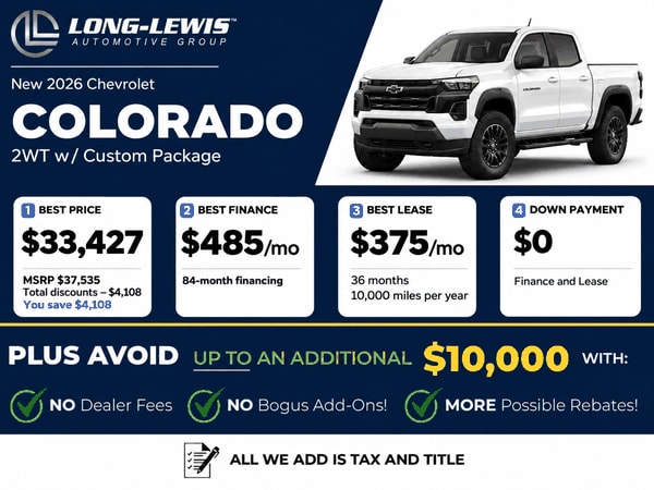 2026 Chevrolet Colorado special