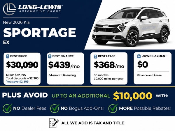 2026 Kia Sportage EX special