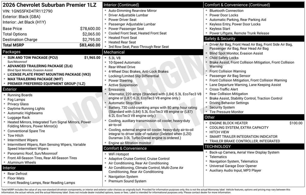 2026 Chevrolet Suburban Premier - Photo 30