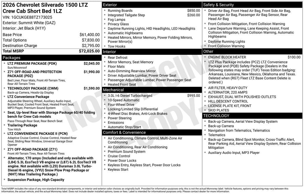 2026 Chevrolet Silverado 1500 LTZ - Photo 30