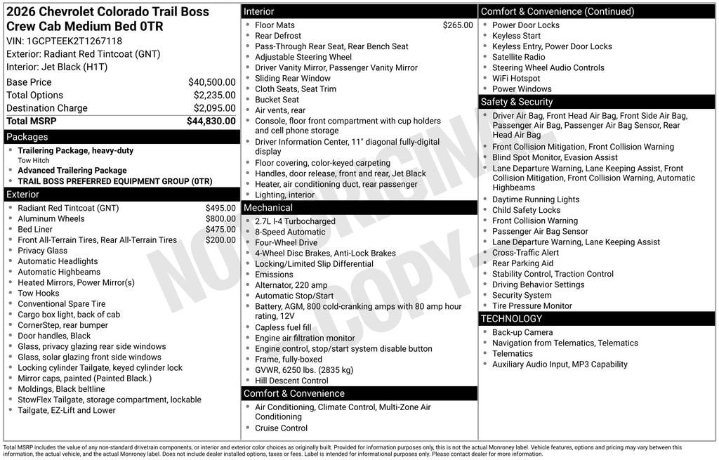 2026 Chevrolet Colorado Trail Boss - Photo 30