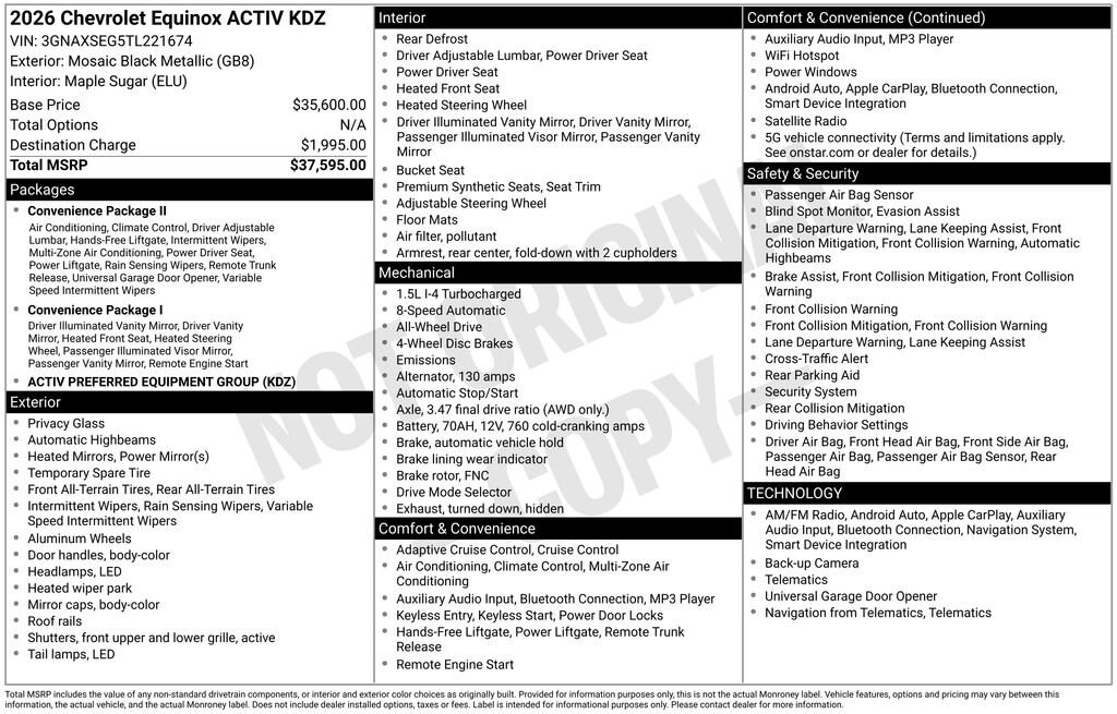 2026 Chevrolet Equinox ACTIV - Photo 32