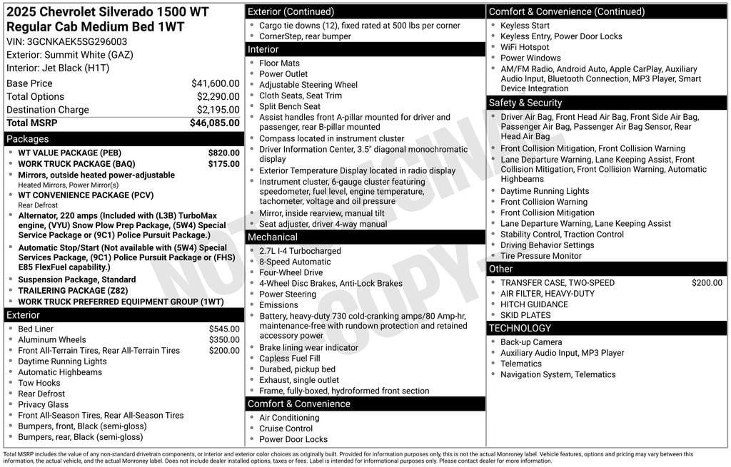 2025 Chevrolet Silverado 1500 Work Truck - Photo 25