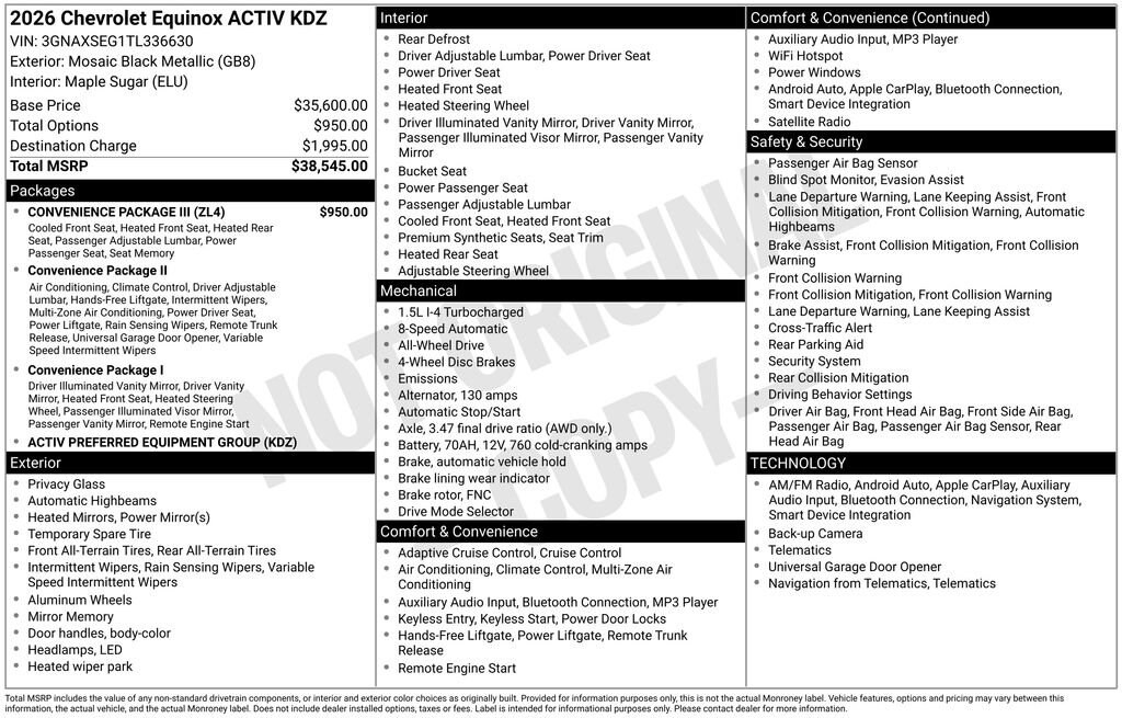 2026 Chevrolet Equinox ACTIV - Photo 32