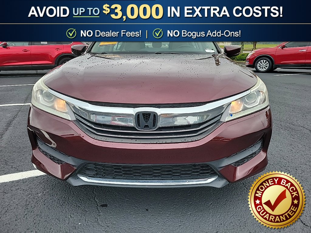 Used 2016 Honda Accord LX with VIN 1HGCR2F33GA178149 for sale in Bessemer, AL