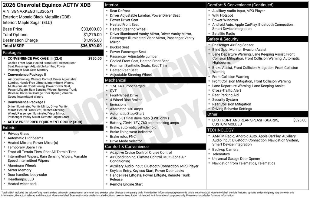 2026 Chevrolet Equinox ACTIV - Photo 32