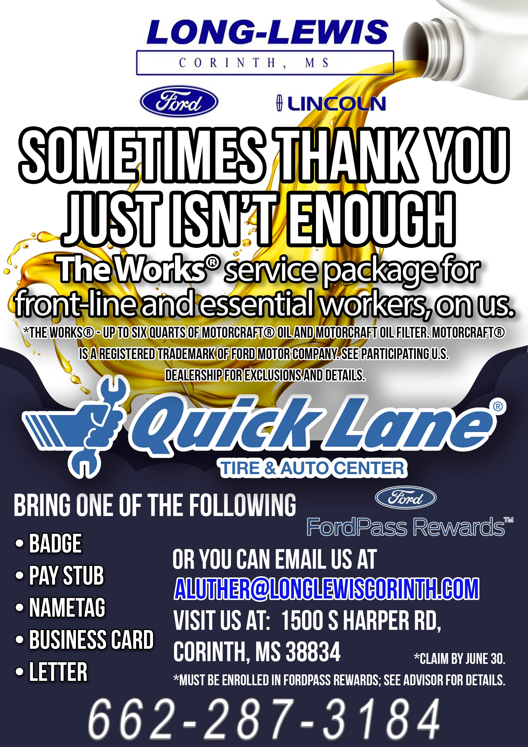 Ford Pass Rewards Offer Long Lewis Ford Lincoln Of Corinth Inc Ford Pass Rewards Offer Long Lewis Ford Lincoln Of Corinth Inc