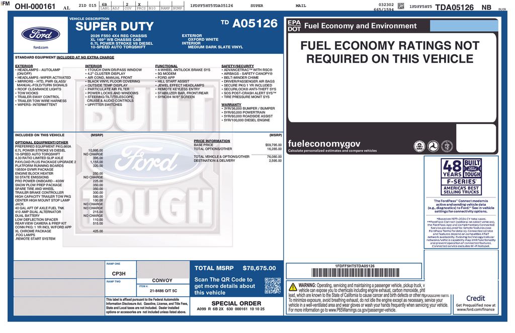 2026 Ford F-550 Super Duty Chassis Cab XL - Photo 28