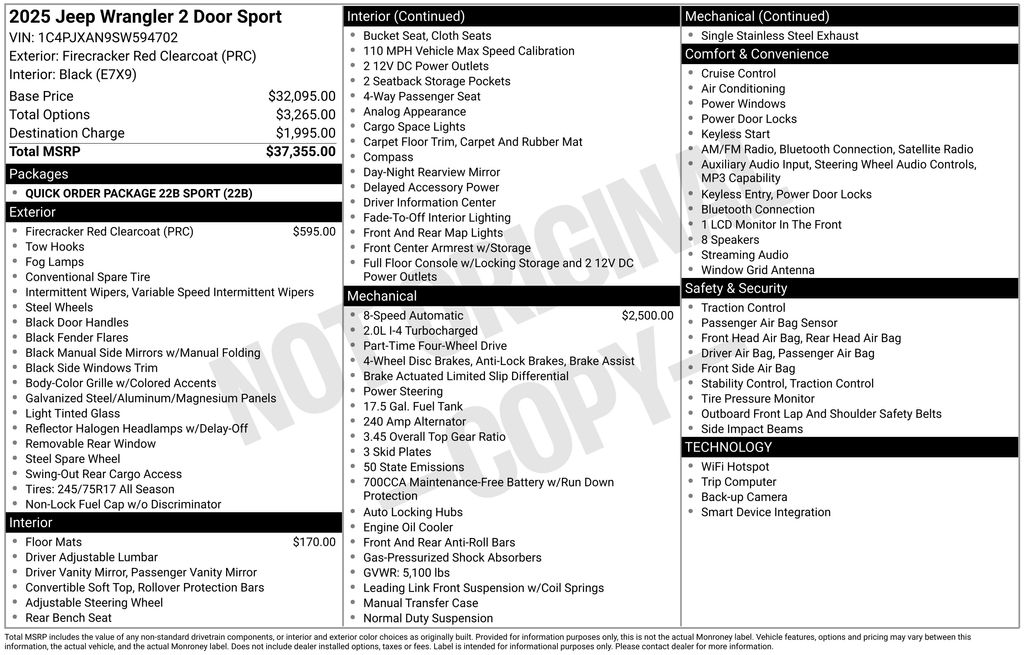 2025 Jeep Wrangler 2-Door Sport - Photo 26