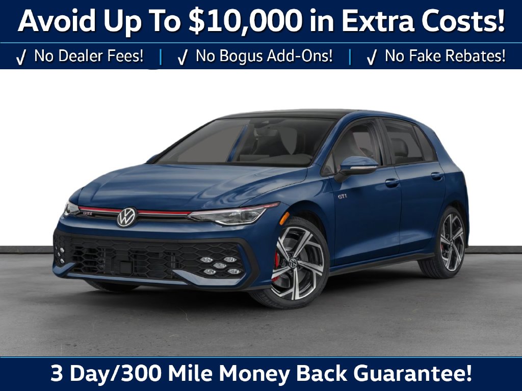 Slate Blue Metallic 2026 Volkswagen Golf GTI Hatchback Front-Wheel Drive 7-Speed Dual Clutch