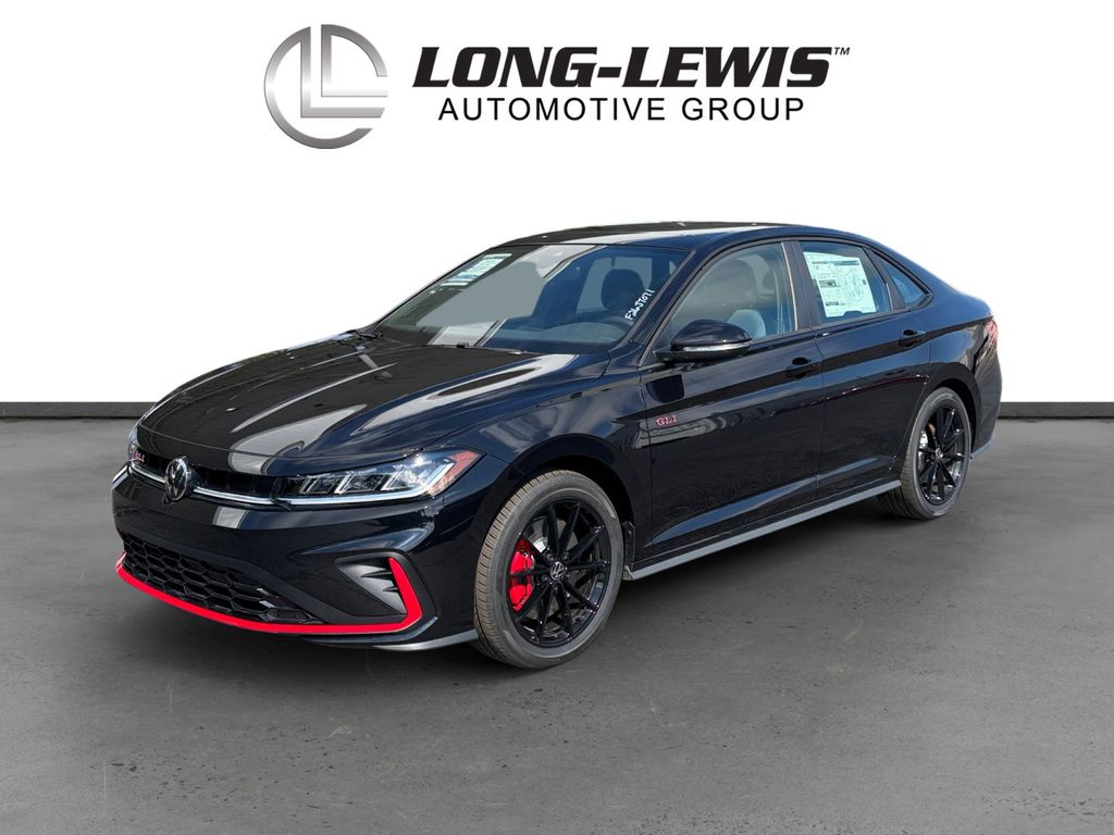 Deep Black Pearl 2026 Volkswagen Jetta GLI Autobahn FWD Sedan Front-Wheel Drive 6-Speed Manual