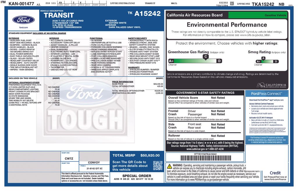 2026 Ford Transit Van Base - Photo 27