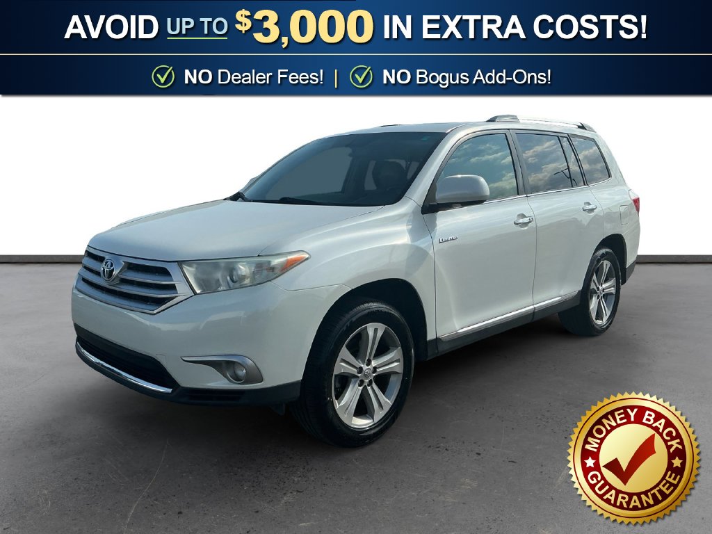 Used 2013 Toyota Highlander Limited with VIN 5TDYK3EH4DS106743 for sale in Muscle Shoals, AL