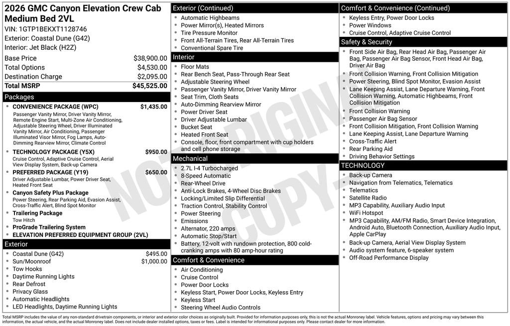2026 GMC Canyon Elevation - Photo 30