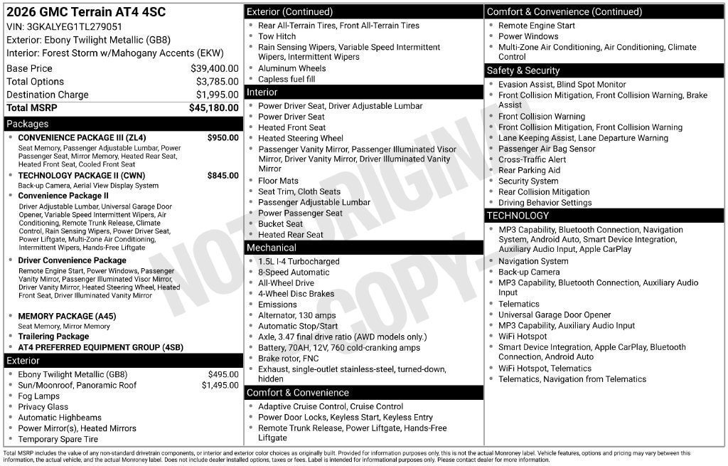 2026 GMC Terrain AT4 - Photo 29