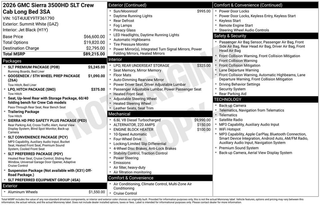 2026 GMC Sierra 3500HD SLT - Photo 30
