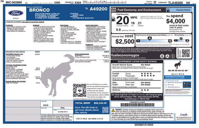 2026 Ford Bronco 4-Door Outer Banks - Photo 31