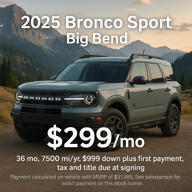 2025 Ford Bronco Sport Big Bend photo 2