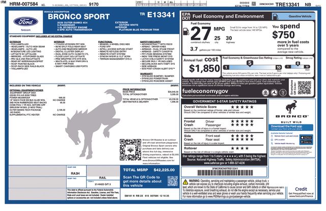 2026 Ford Bronco Sport Outer Banks - Photo 29