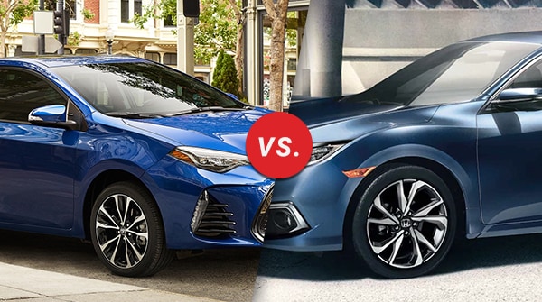 Comparison: 2019 Toyota Corolla vs 2019 Honda Civic